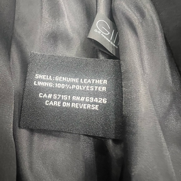 Black Leather Nora button down trench - Picture 14 of 15